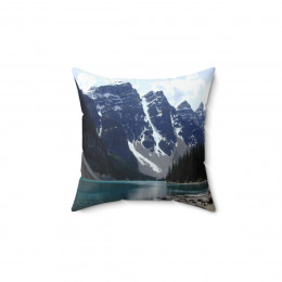 Lake Moraine Pillow Spun Polyester Square Pillow