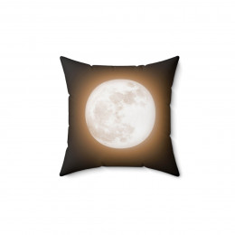 Full Moon Spun Polyester Square Pillow gift