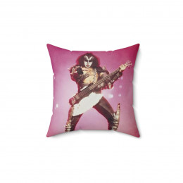 KISS Gene Simmons 1983 Creatures Axe Pillow Spun Polyester Square Pillow gift
