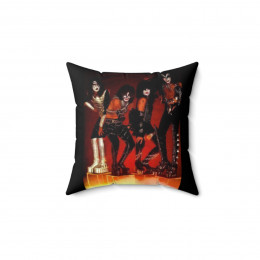 KISS Love Gun Cubes poster 2  Pillow Spun Polyester Square Pillow gift