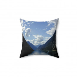British Columbia Pillow Spun Polyester Square Pillow