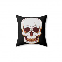 Skull complete Spun Polyester Square Pillow gift