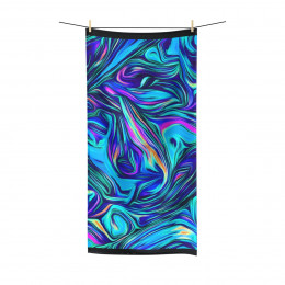 Color Swirl Design Number 20 Polycotton Towel