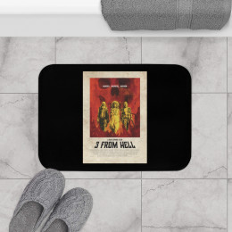 3 From Hell movie poster on Black Bath Mat
