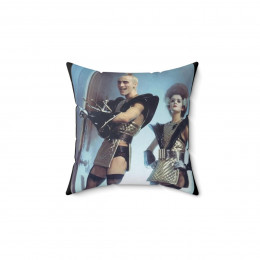 The Rocky Horror Picture Show meeting " it's all over " Polyester Square Pillow 